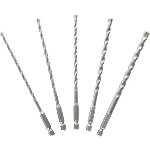 DeWalt 5 Piece Hex Shank Impact Rated Multi Material Drill Bit Set – image 2