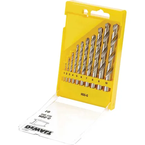DeWalt 10 Piece HSS-G Metal Drill Bit Set – image 2