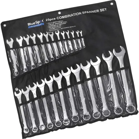 BlueSpot 25 Piece Combination Spanner Set Metric – image 2
