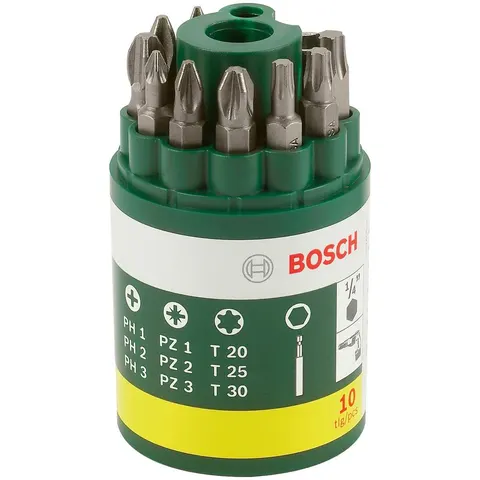 Bosch 10 Piece Mixed Screwdriver Bit Set – image 4