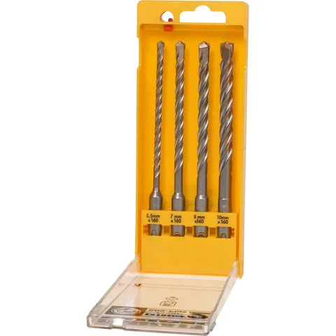 DeWalt 4 Piece Extreme SDS Plus Drill Bit Set – image 2