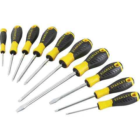 Stanley 10 Piece Essential Mixed Screwdriver Set – image 2