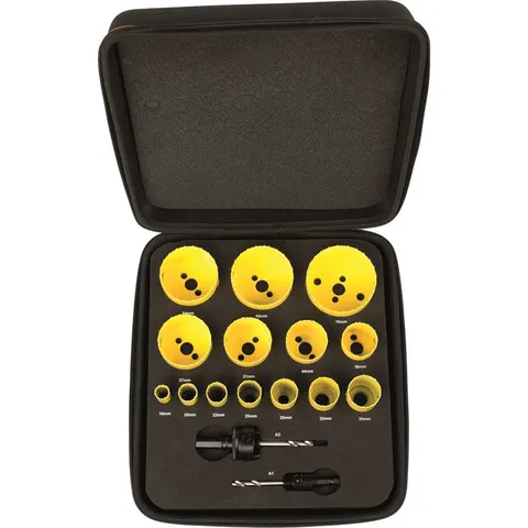 Starrett KFC14021 16 Piece General Purpose Hole Saw Set – image 2