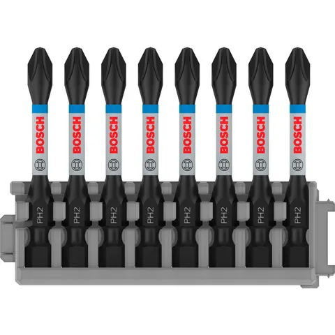 Bosch PRO 8 Piece Impact Control Phillips PH2 Screwdriver Bit Set – 2608522330 – image 2