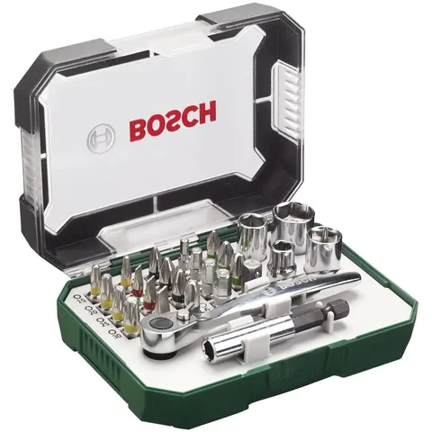 Bosch 26 Piece Screwdriver Bit and Ratchet Set – image 2