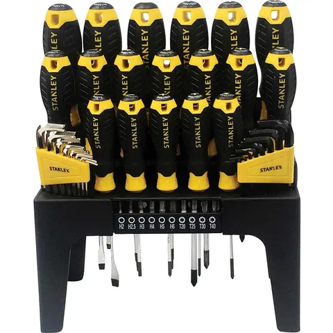 Stanley 44 Piece Screwdriver Rack Set – image 2