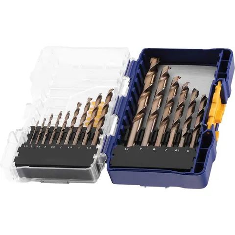 Irwin 15 Piece HSS Cobalt Drill Bit Set – image 2