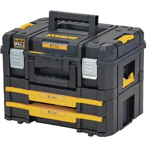 DeWalt TSTAK V2 Stackable Combo Tool Box – image 2