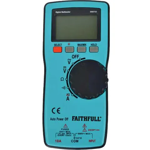 Faithfull EM3722 Auto Range Digital Multimeter – image 2