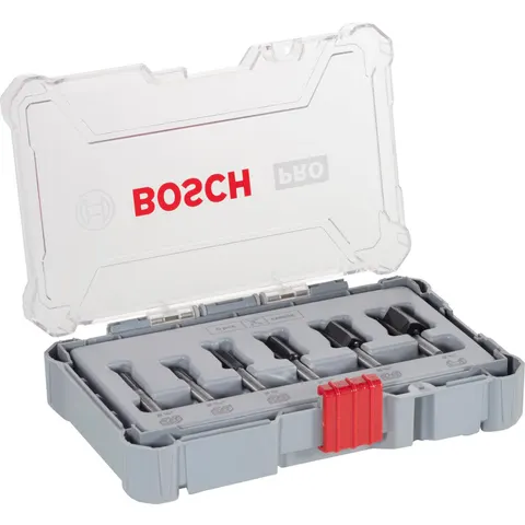 Bosch PRO 6 Piece 1/4" Router Bit Set – image 2