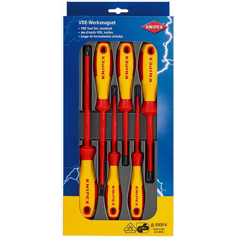 Knipex VDE Screwdriver Set, 6 Piece – image 2