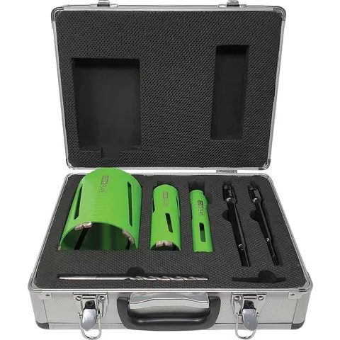 Coreplus 7 Piece Dry Diamond Core Drill Bit Set – image 2