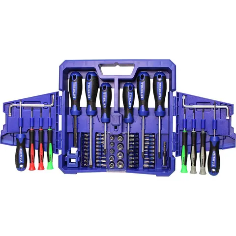 Faithfull 63 Piece Fold Out Screwdriver and Bit Set – image 2
