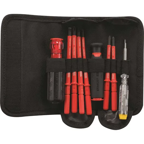 Stanley 10 Piece VDE Insulated Interchangeable Screwdriver Set – image 3