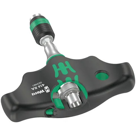 Wera 416 RA Ratchet Rapidaptor T Handle Screwdriver – image 2