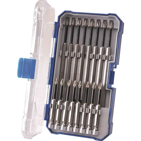Faithfull 16 Piece Long Impact Screwdriver Bit Set – image 2