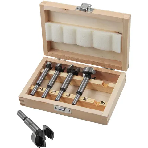 Faithfull 5 Piece Forstner Drill Bit Set – image 2