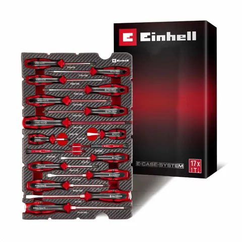 Einhell 17 Piece Screwdriver Set in Foam Tray for E Case – image 2