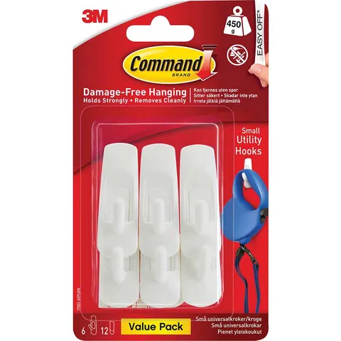 Command Adhesive Strip Utility Hooks – White – 7100352151 – image 2