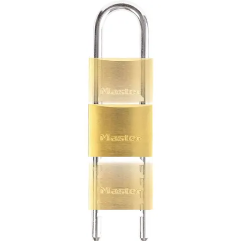 Masterlock Solid Brass Padlock and Adjustable Shackle – image 2