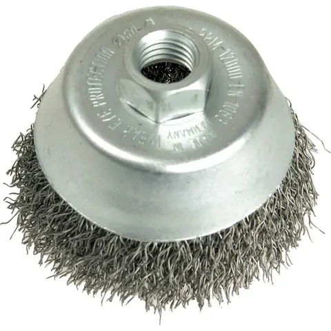 Lessmann Crimped Steel Wire Cup Brush – image 3