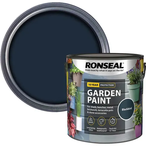 Ronseal General Purpose Garden Paint Blackbird 2.5l – image 2