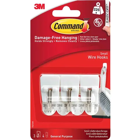 Command Adhesive Strip Wire Hooks – image 2