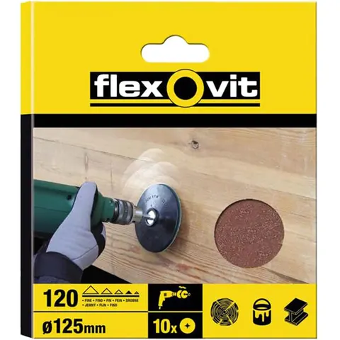 Flexovit Drill Mount Sanding Discs – 63642526383 – image 3