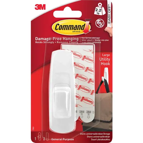 Command Adhesive Strip Utility Hooks – image 2
