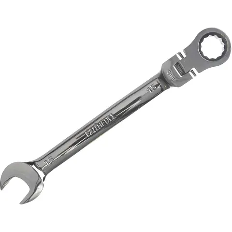 Faithfull Flexible Ratchet Combination Spanner – FAISPARAT15 – image 3