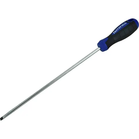 Faithfull Soft Grip Parallel Slotted Tip Screwdriver – FAISDP250 – image 2
