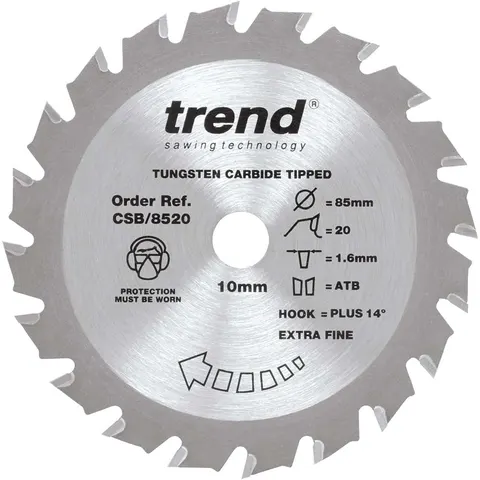 Trend CRAFTPRO Wood Cutting Saw Blade – image 2