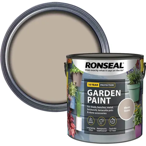 Ronseal Garden Paint Warm Stone 2.5L – image 3