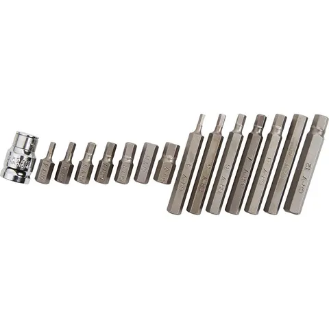 BlueSpot 1/2" Drive Bit Holder and Hex Screwdriver Bit Set – image 3