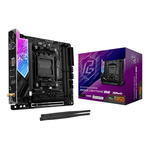 Asrock Phantom Gaming B850I Lightning WiFi AMD B850 Socket AM5 mini IT – image 1