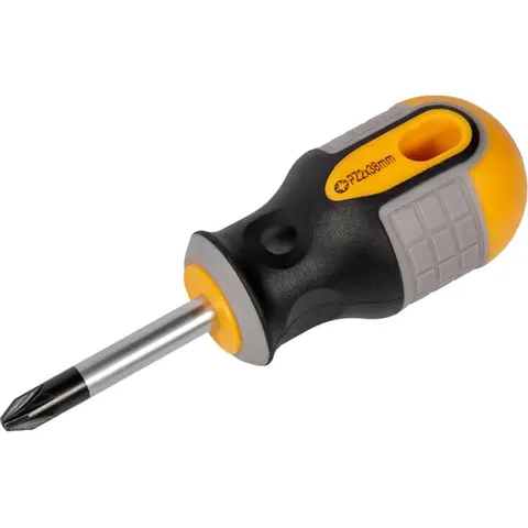 Roughneck Magnetic Pozi Stubby Screwdriver – image 2