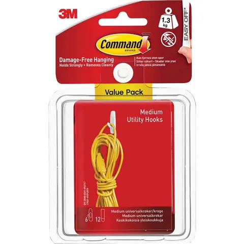 Command Adhesive Strip Utility Hooks – White – 7100348966 – image 2