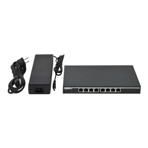 DIGITUS Desktop Gigabit Ethernet PoE Switch, 8-Port – Bild 3