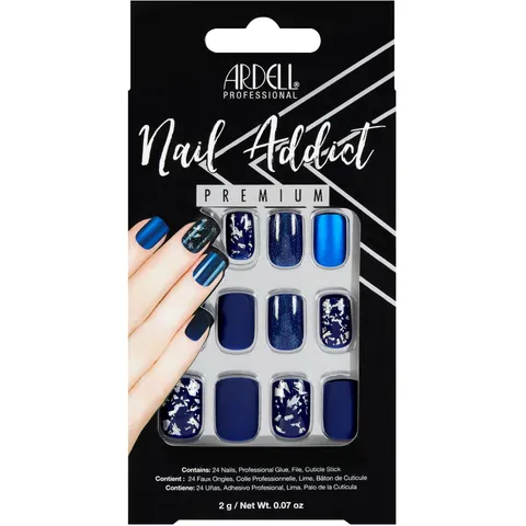 Ardell Nail Addict Matte Blue – Blå – zdjęcie 2