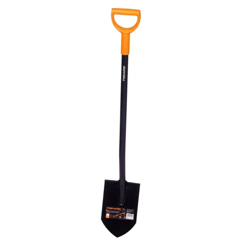 Fiskars Szpadel ogrodowy Solid ostry – zdjęcie 2