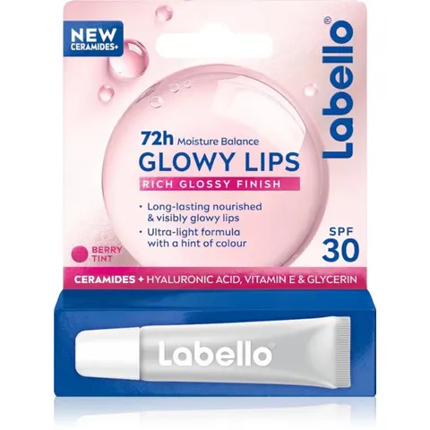Labello Glowy Lips Berry Tinted SPF30 10 ml – zdjęcie 2