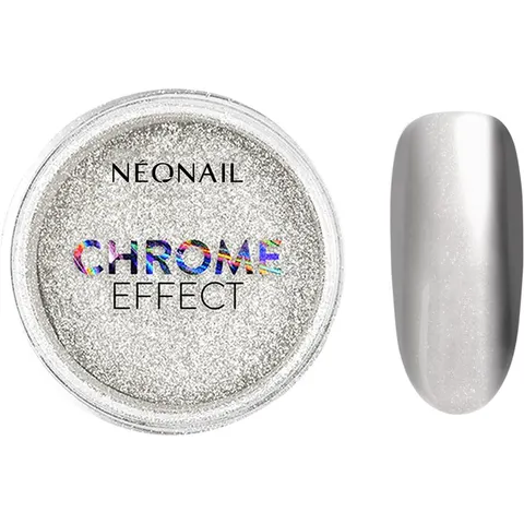 NEONAIL Chrome Effect Silver No. 03 – 2 g – zdjęcie 2
