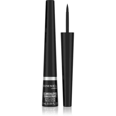 Rimmel Exaggerate Eyeliner Black 001 – 2.5 ml – zdjęcie 2