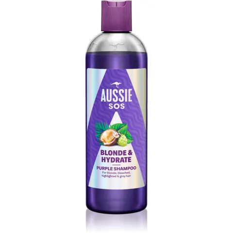 Aussie SOS Blonde & Hydrate Purple Shampoo 300 ml – zdjęcie 2