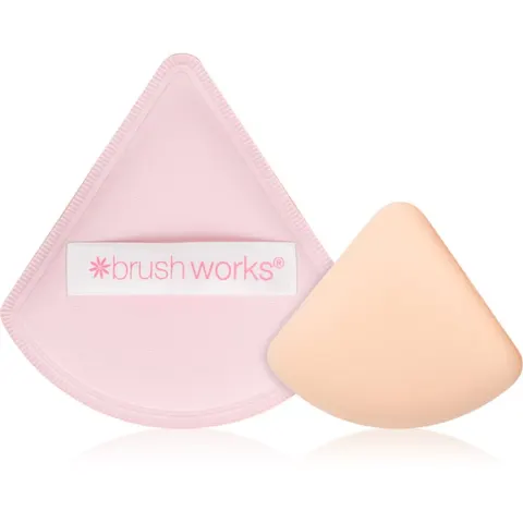 Brushworks Triangular Pillow Puff Duo – zdjęcie 2