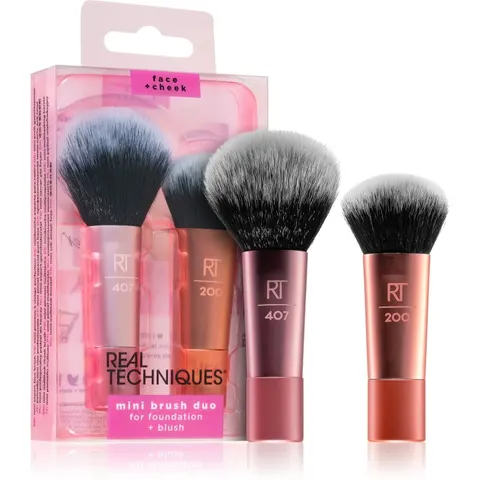 Real Techniques Mini Brush Duo – 2 szt. – zdjęcie 2