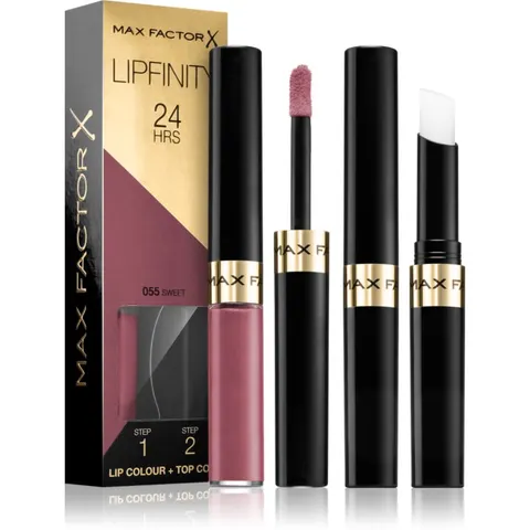 Max Factor Lipfinity 2-Step Long Lasting Lipstick 055 Sweet – 4.2 g – zdjęcie 2