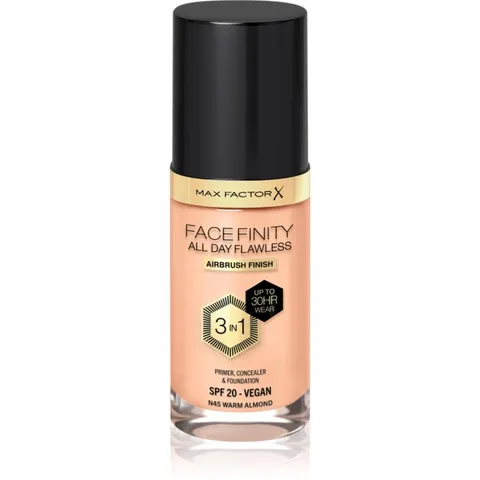Max Factor Facefinity All Day Flawness 3in1 Liquid Foundation 45 Warm – 30 ml – zdjęcie 2