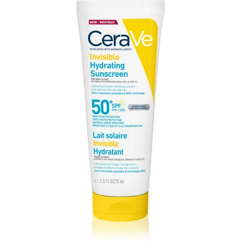 CeraVe Invisible Hydrating Sunscreen SPF50+ 177 ml – zdjęcie 2