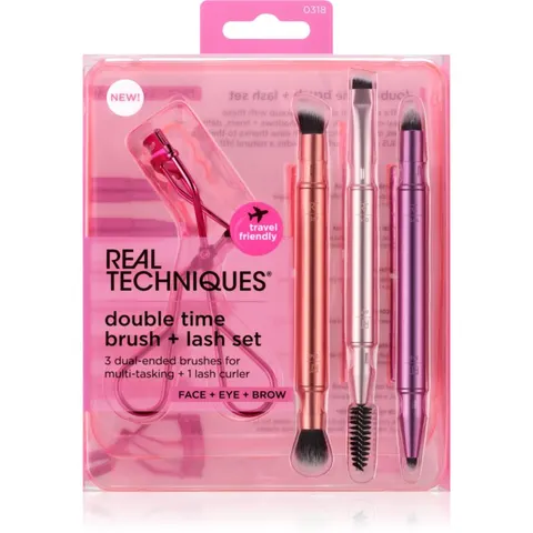 Real Techniques Double Time zestaw pędzli – 4 szt. – zdjęcie 2